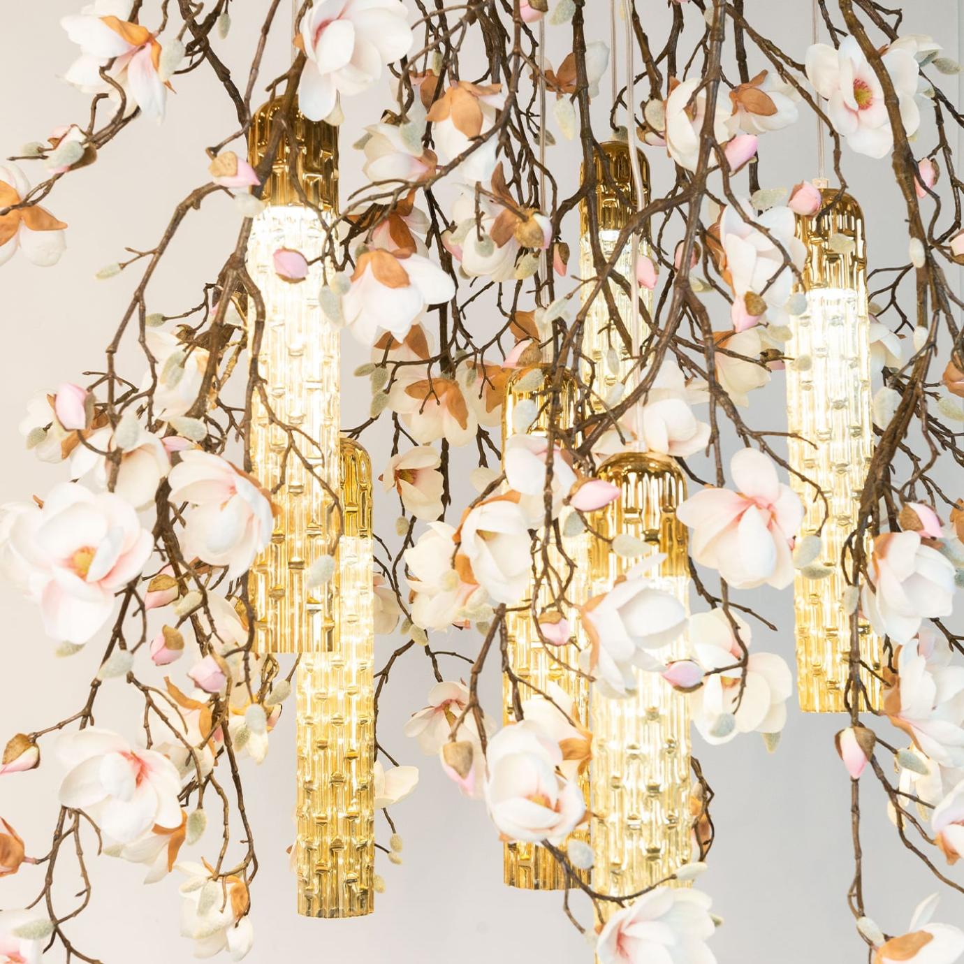 Magnolia White Chandelier