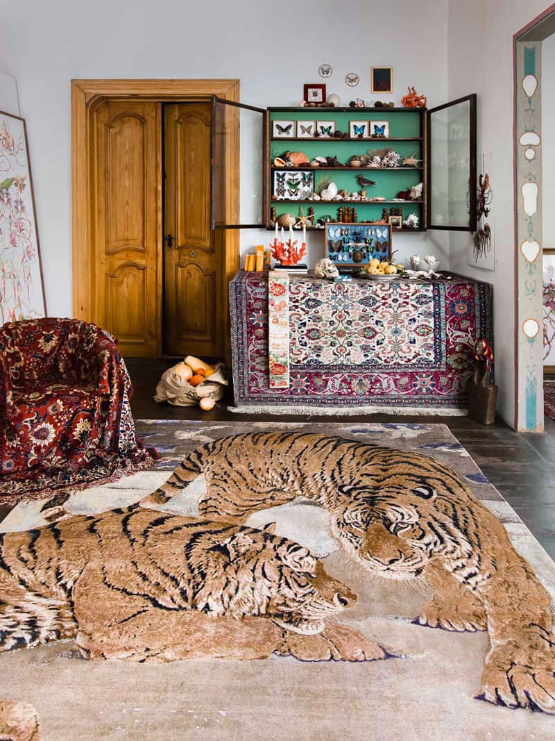 Tiger Luxury Handmade Rug