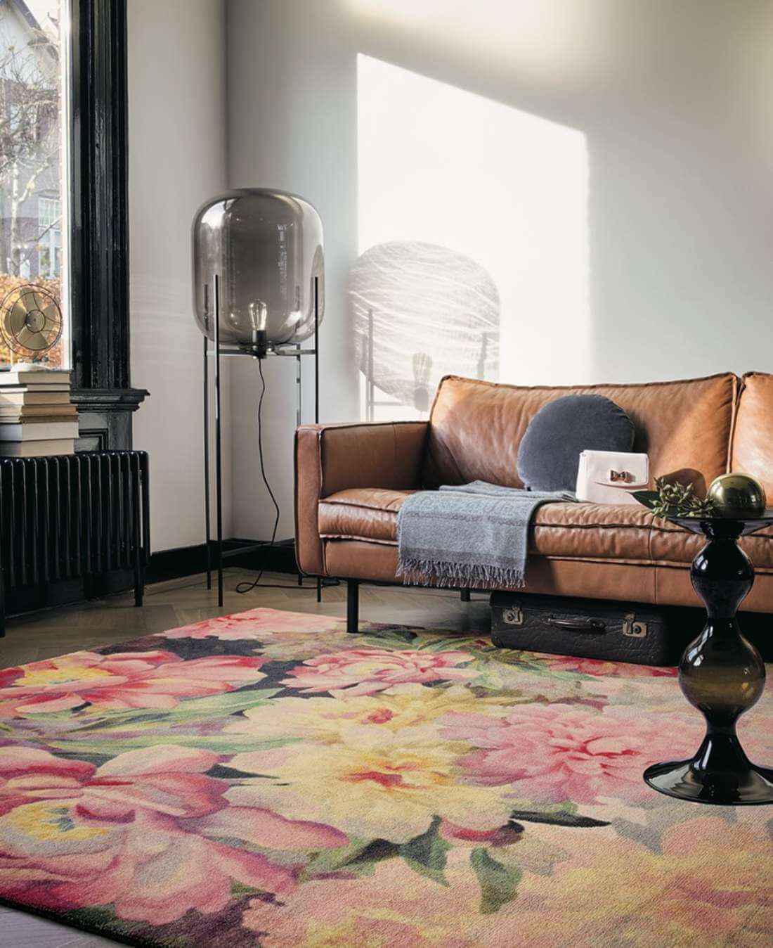 Maximil Pink Handwoven Rug