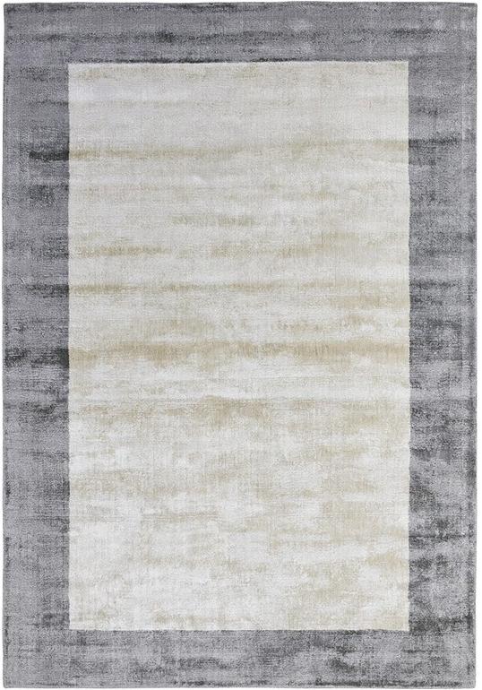 Monalisa Border Silver / Ivory Rug