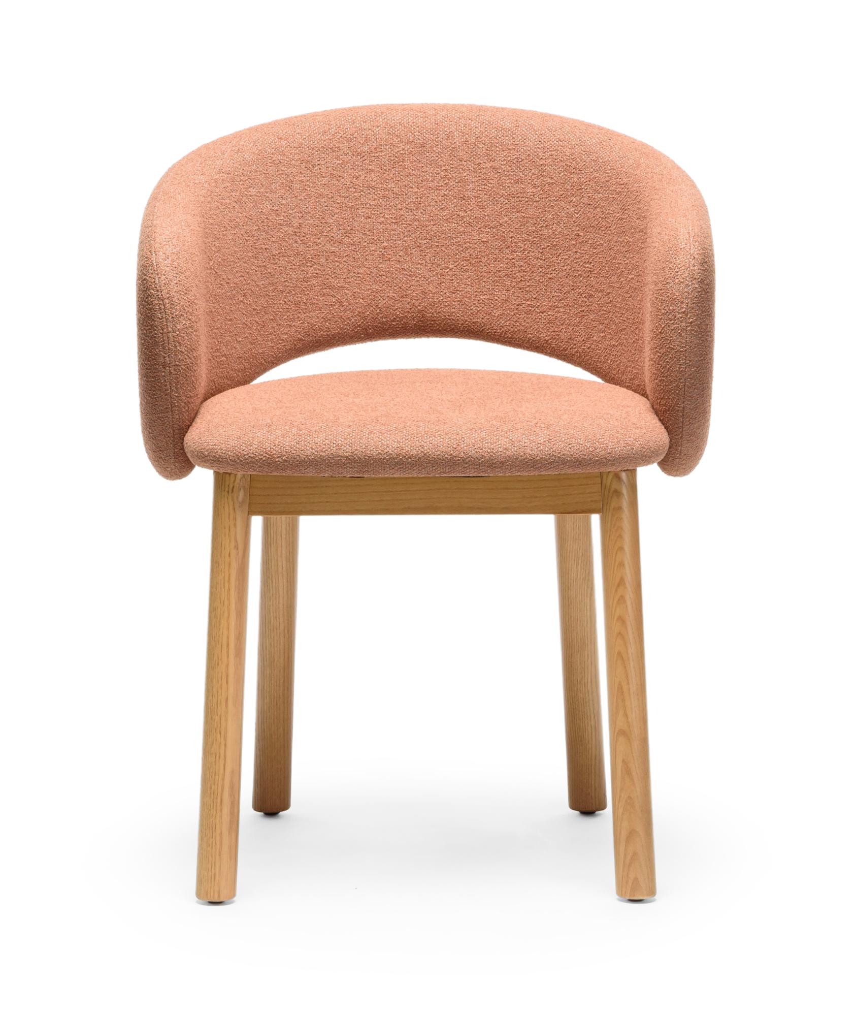 Bel Terracotta Ash Wood Chair