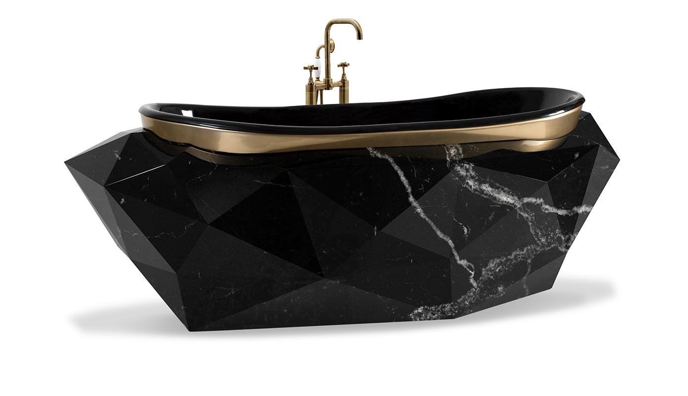 Gemstone Faux Marble Bathtub