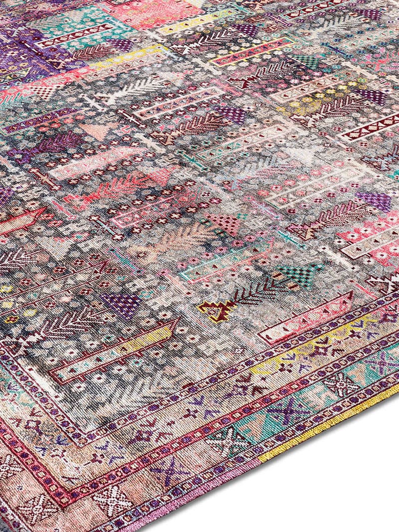 Silk Pastel Hand Woven Rug