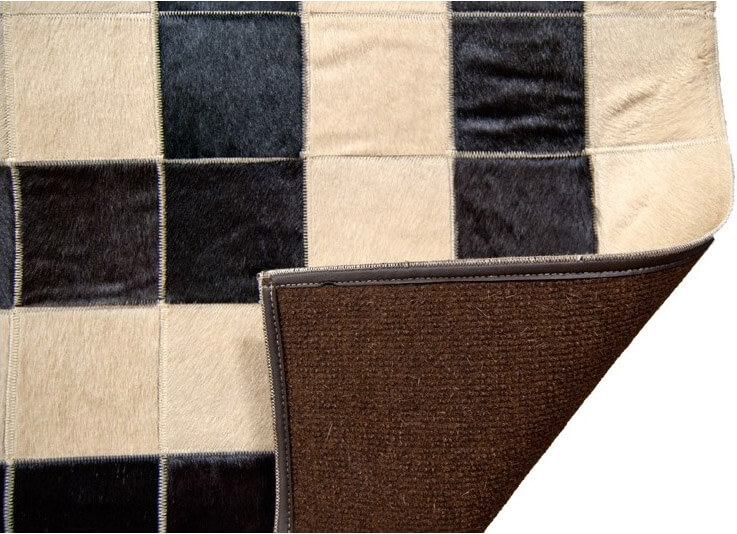 Nafplion Border Cowhide Rug | Size: 7' 10