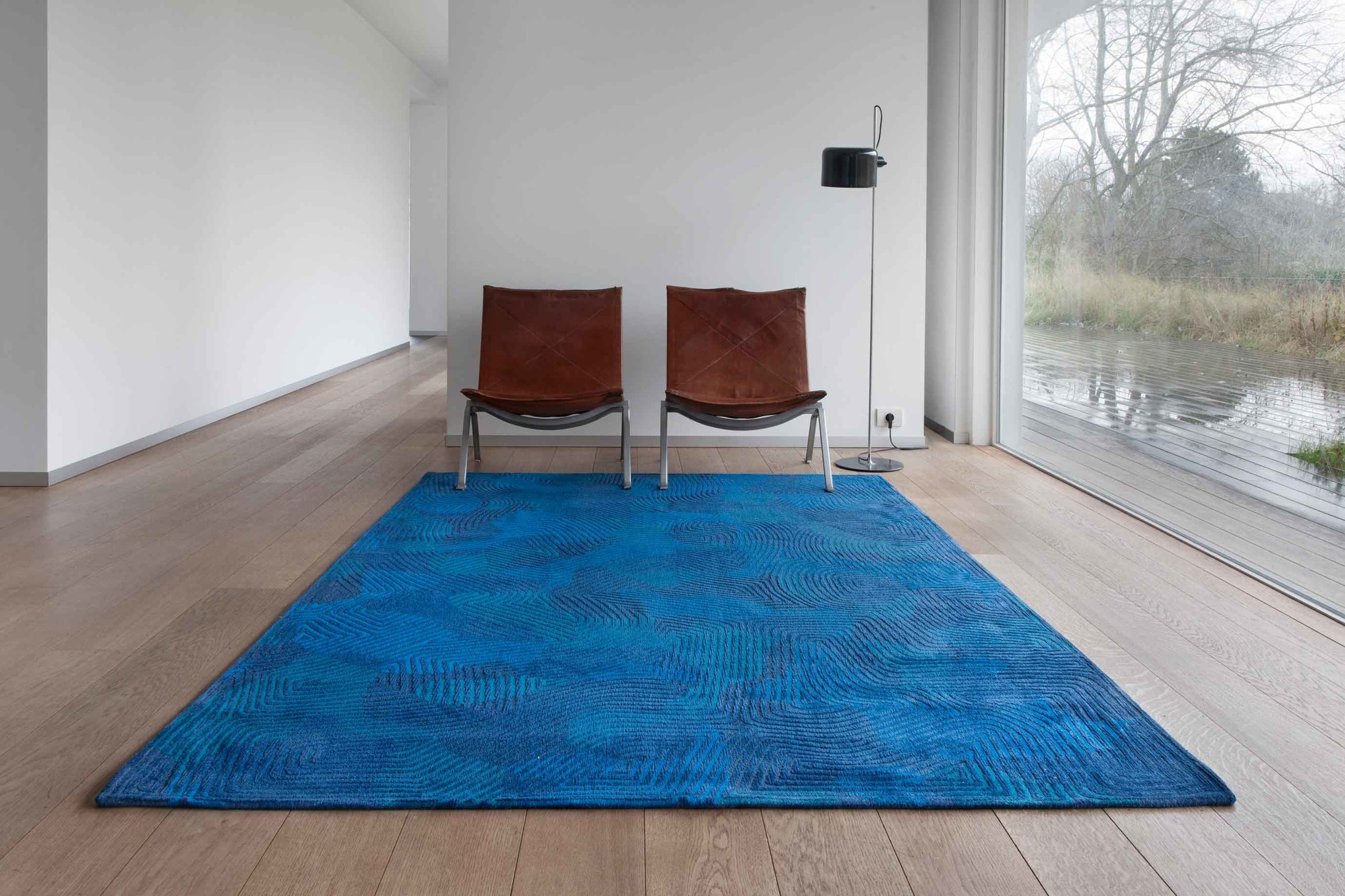 Blue Flatwoven Rug