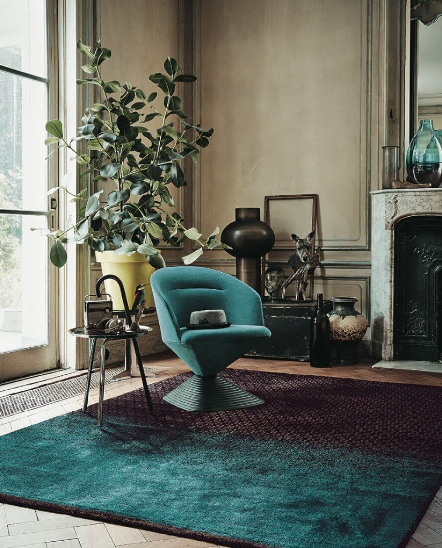 Dipgeo Rust Handwoven Rug