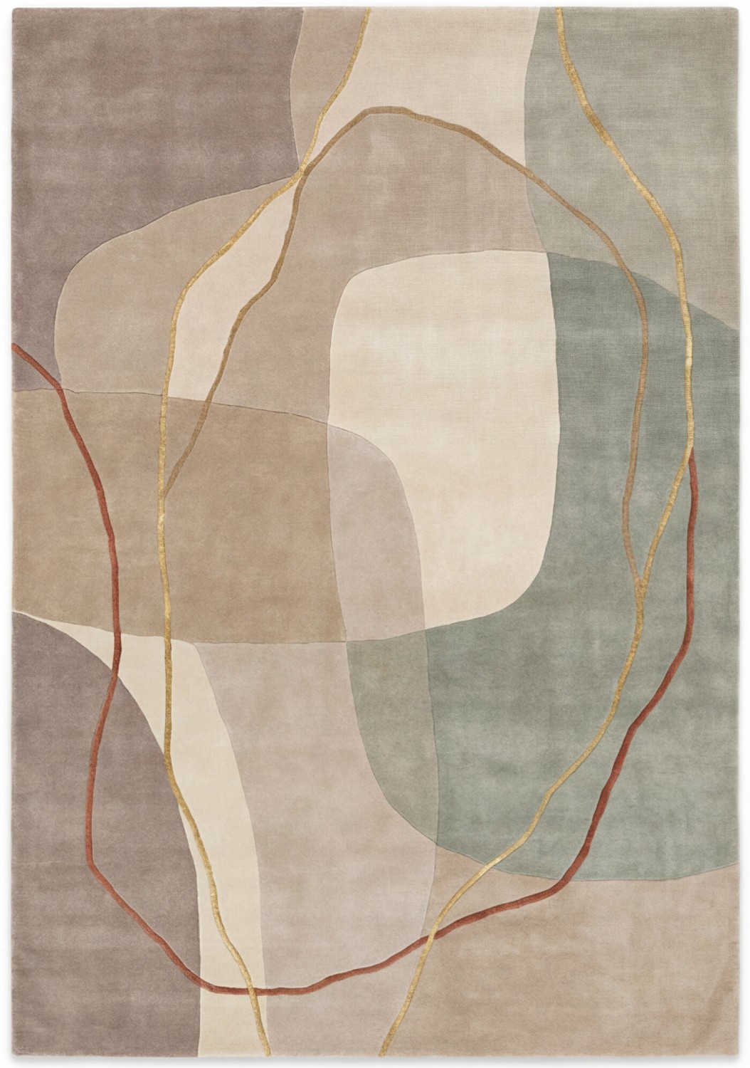 Organic Flow Handcrafted Rug