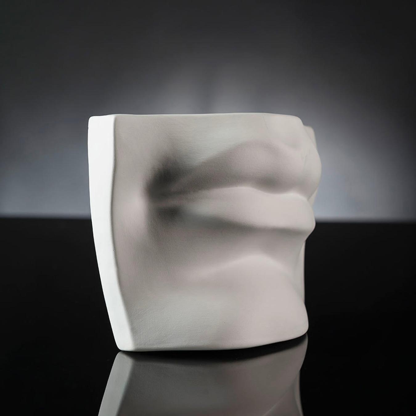 David's Mouth White Sculpture