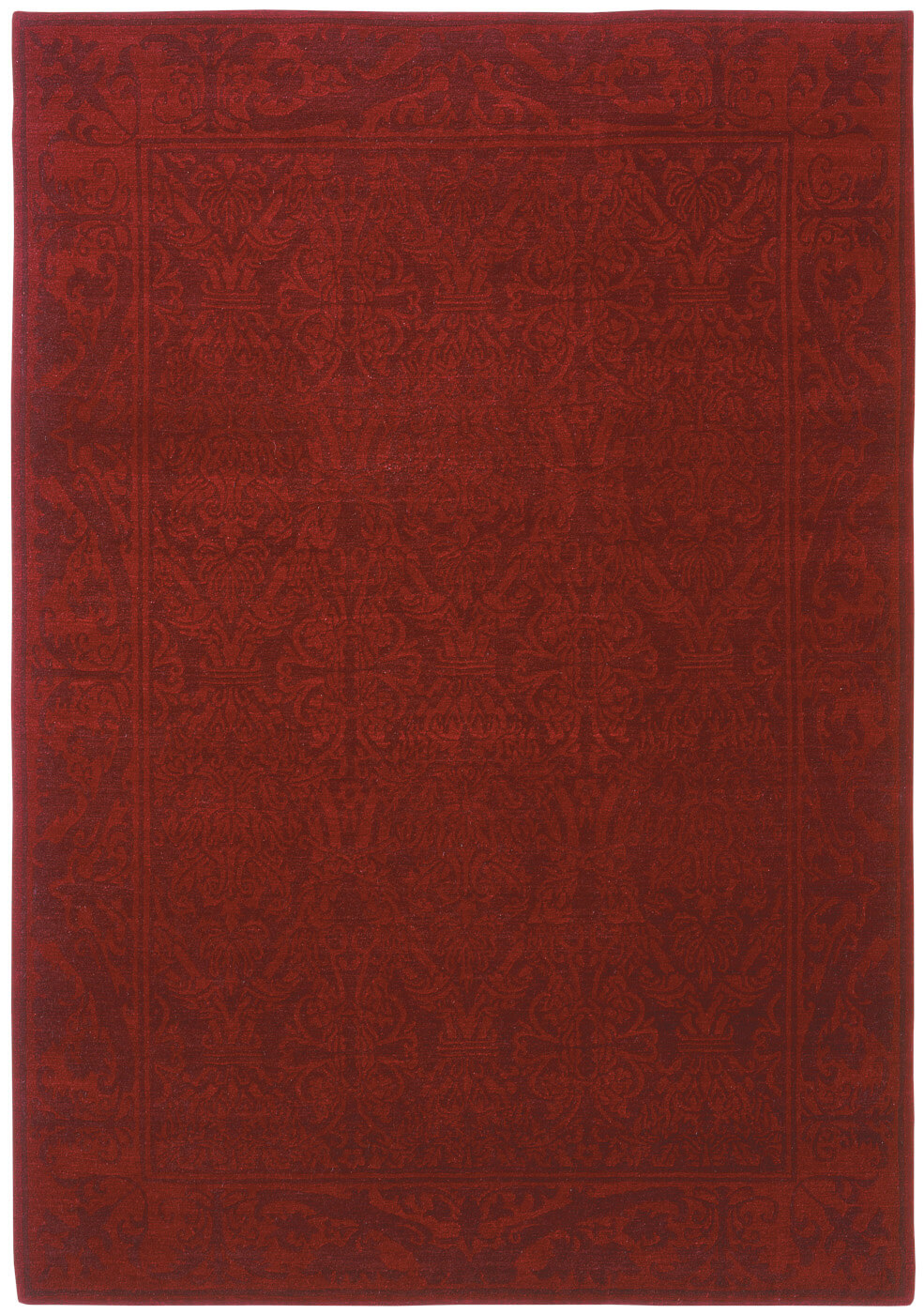 Hand-Woven Alcaraz Red Rug