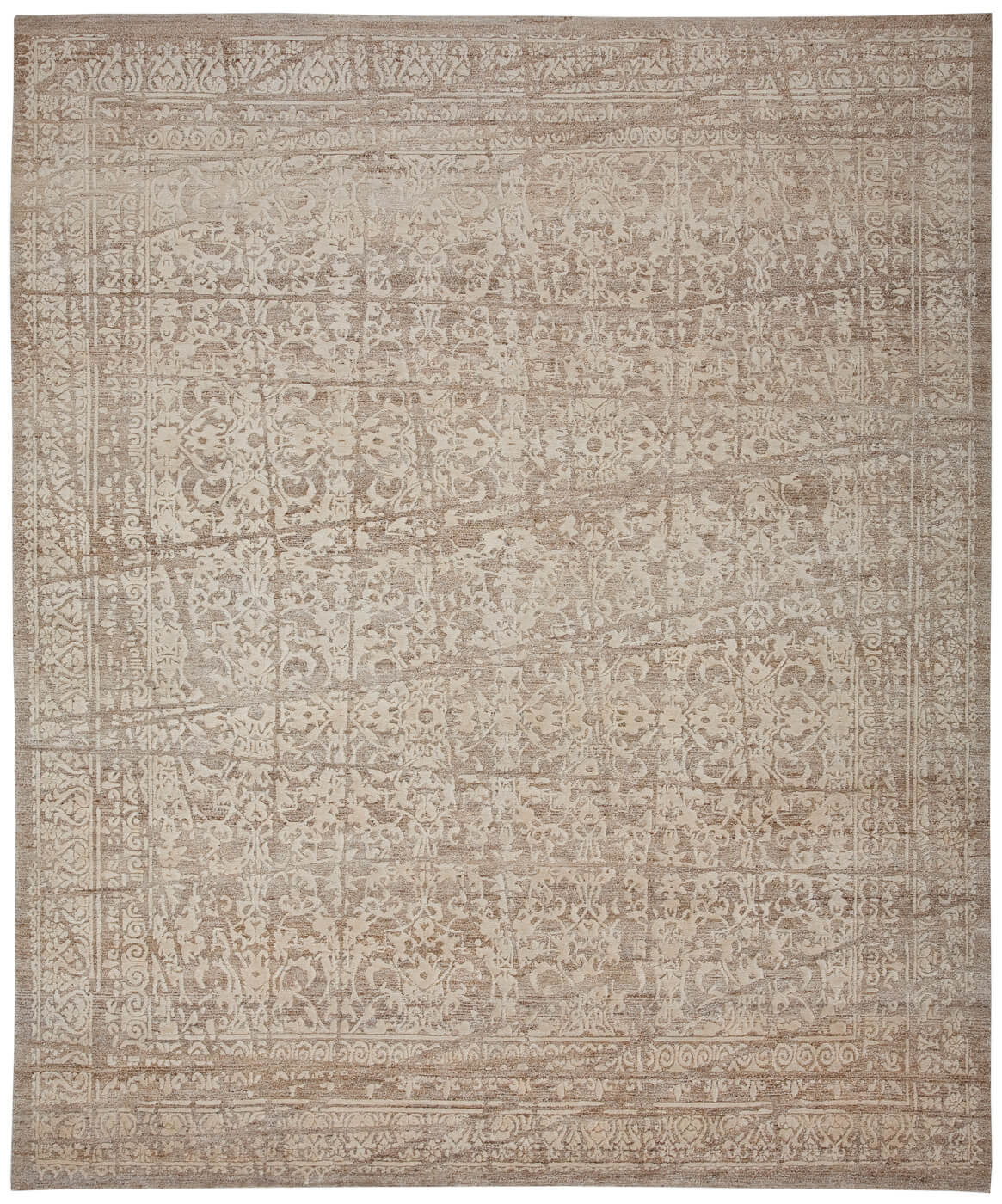 Wool / Silk Ferrara Beige Rug