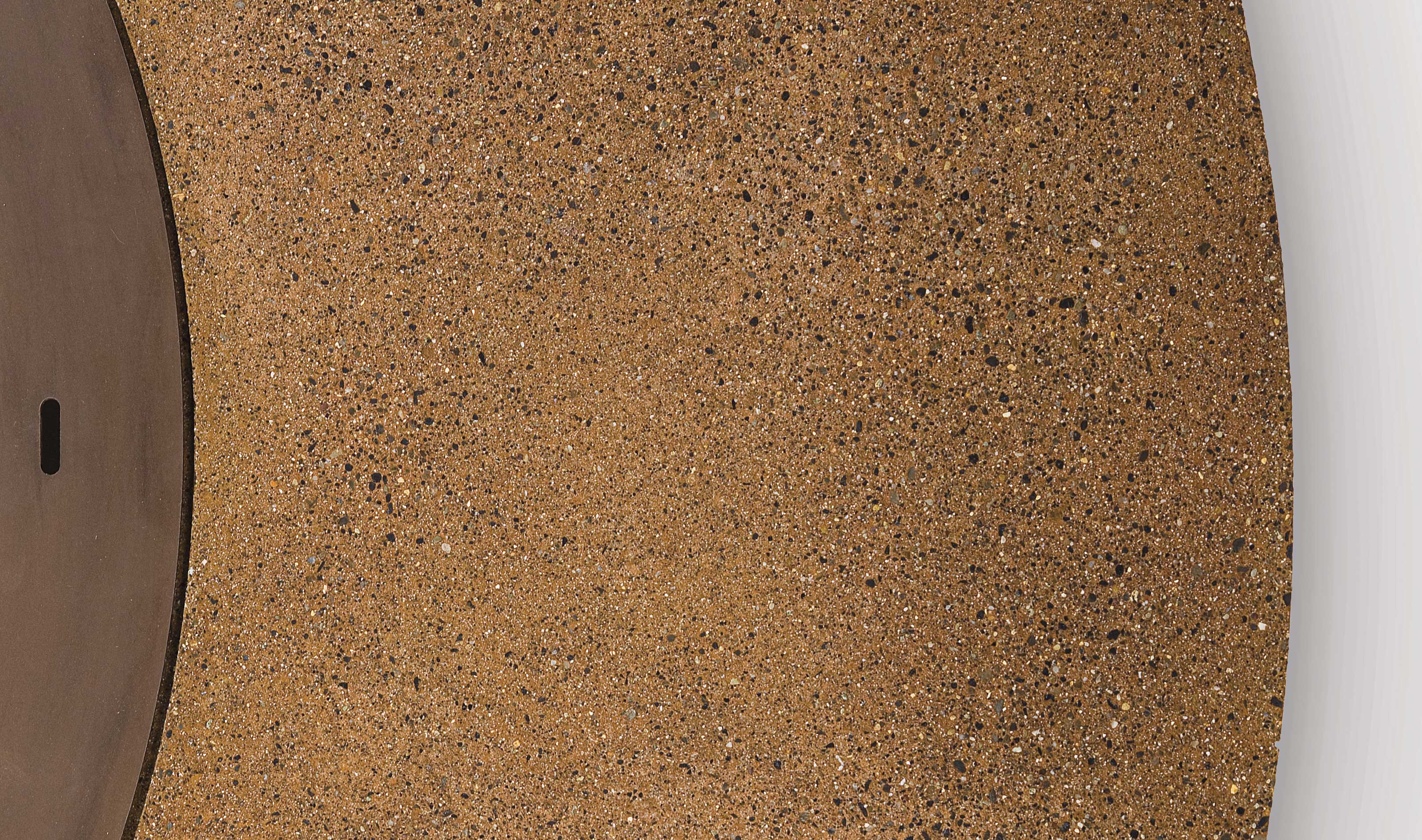 Ercole Concrete Brown Outdoor Italian Fire Pit