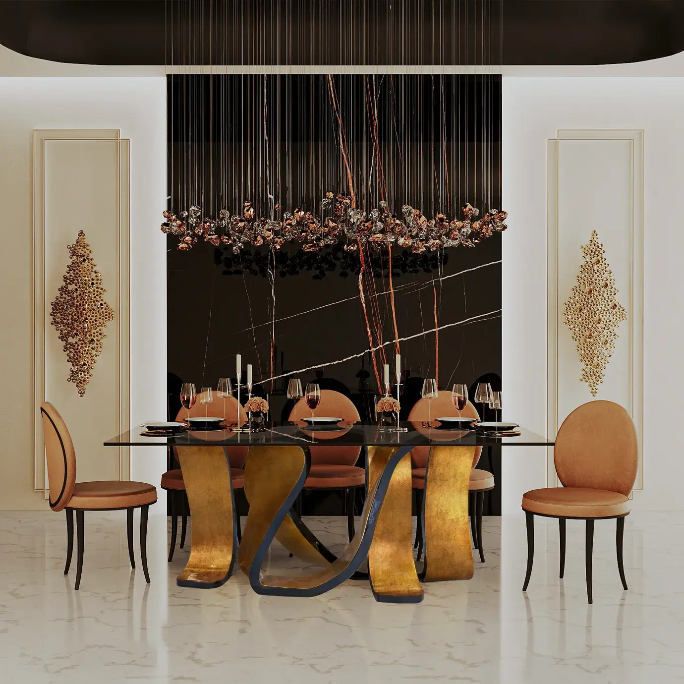 Mistral Fabric Back Dining Chair