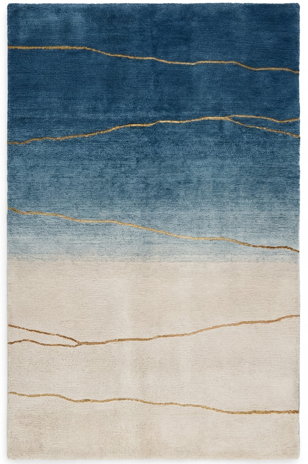 Horizon Gradient Blue Artisan Rug