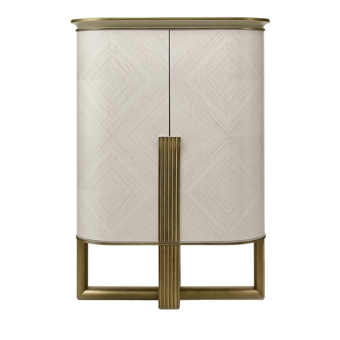 Ivory and Gold Buffet Cabinet