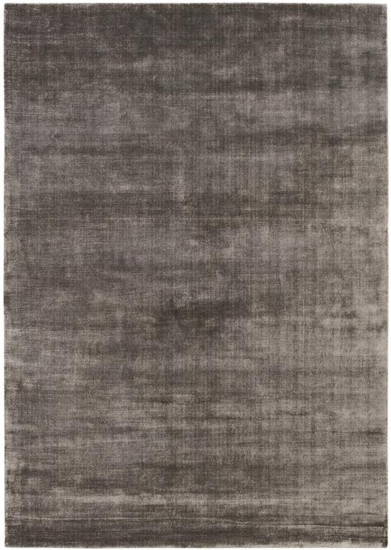 Plain Viscose Tortora Hand-Woven Rug