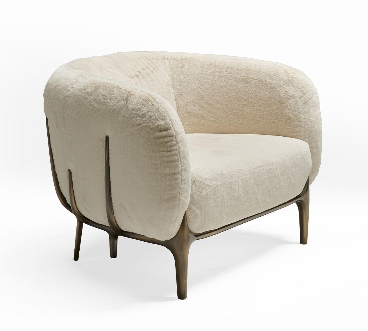 Decor Blanca Ivory Armchair