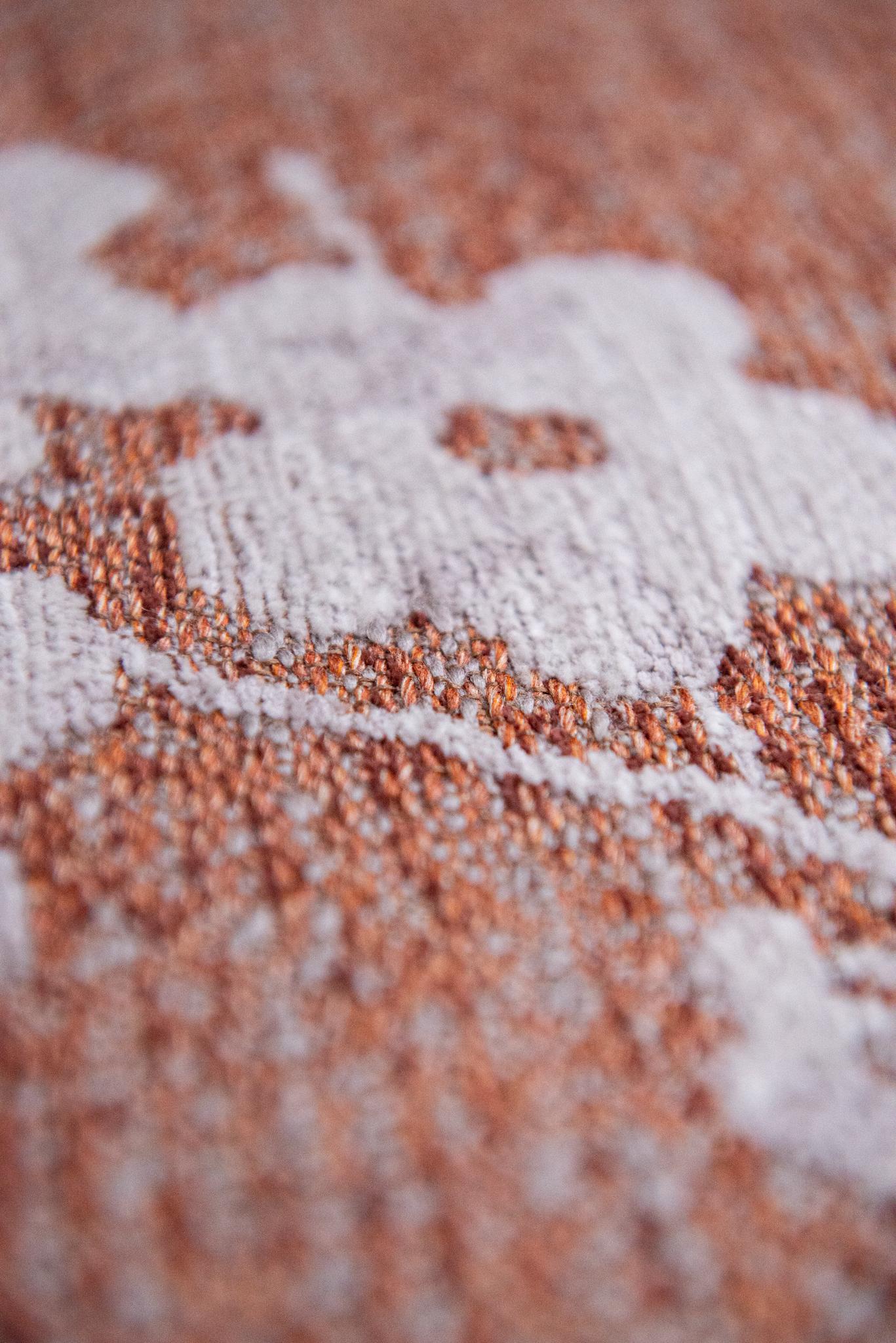 Copper Pink Round Rug