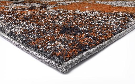 Yellow Abstract VIntage Rug
