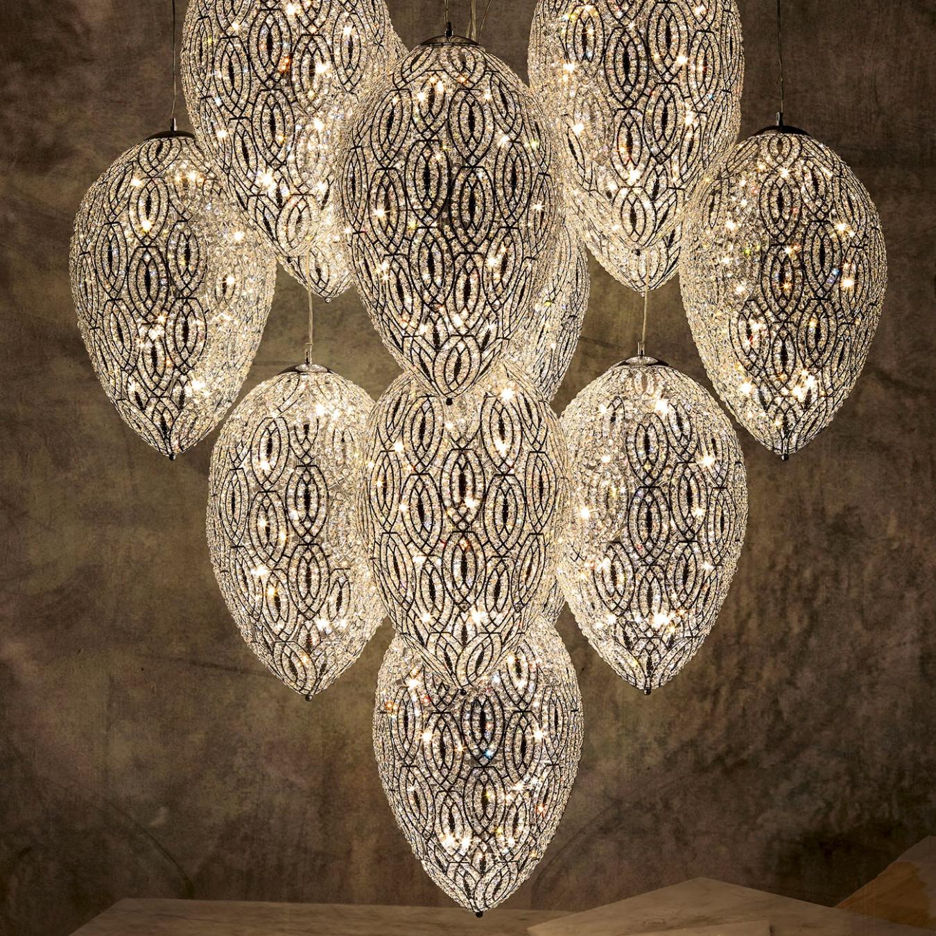 Arabesque Eggs Chandelier