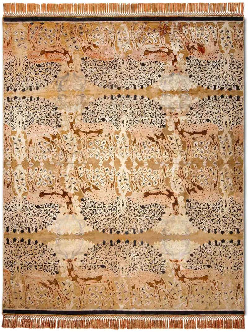 Deer Soft Luxury Handmade Rug | Size: 10' x 14' (305 x 427 cm)