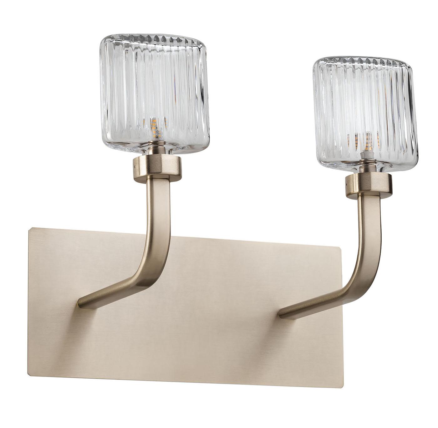 Crystal 2-Light Wall Sconce