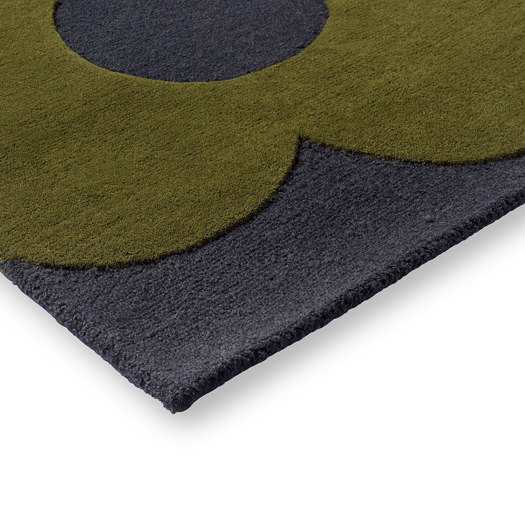 Sprig Green Designer Wool Rug