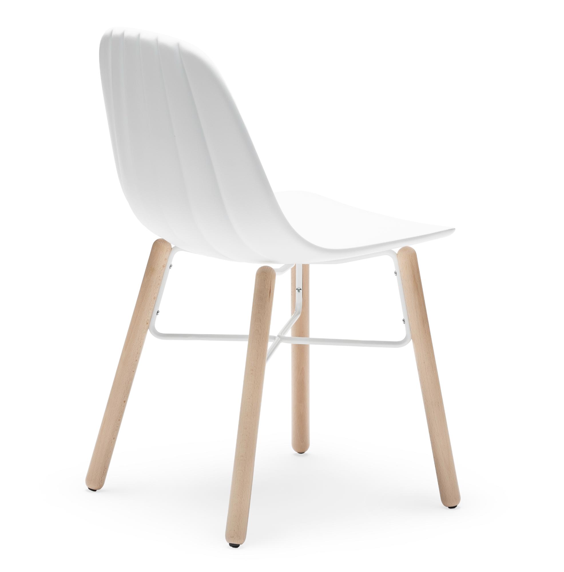 Babah W White Chair