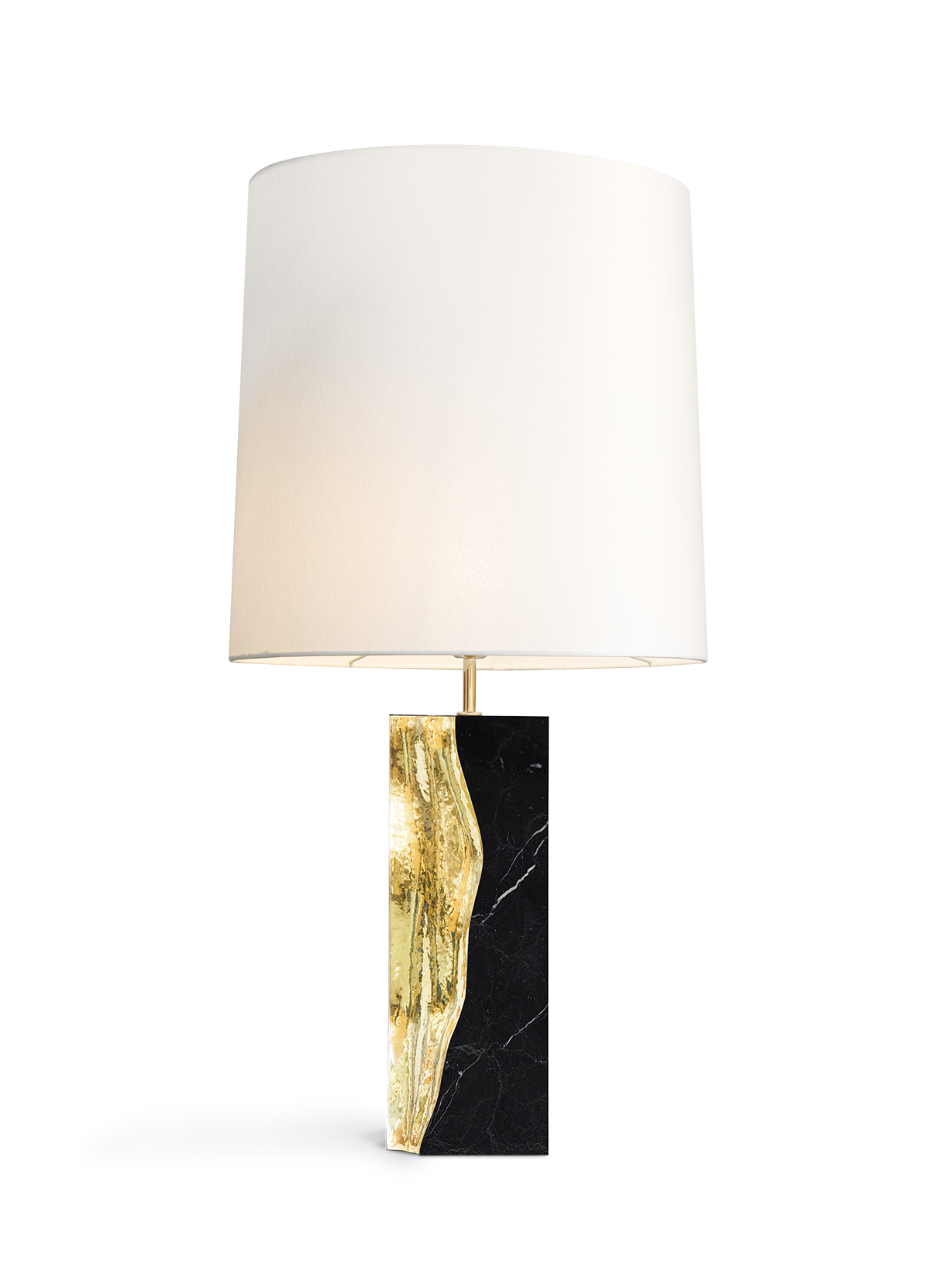 Glacier Nero Marquina Table Lamp