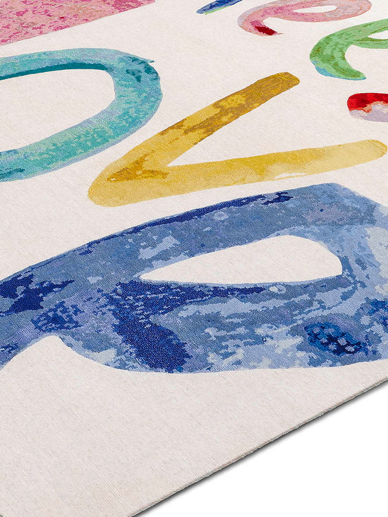 All You need is Love Hand Knotted Rug