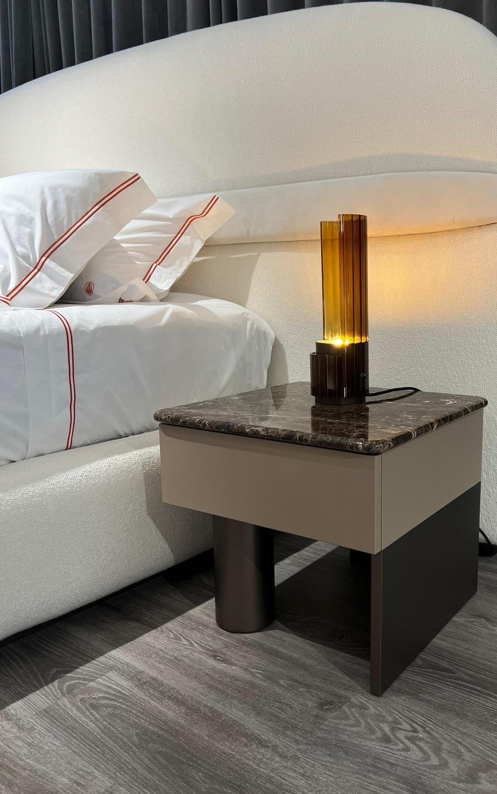 Bon Ton Marble-Top Nightstand