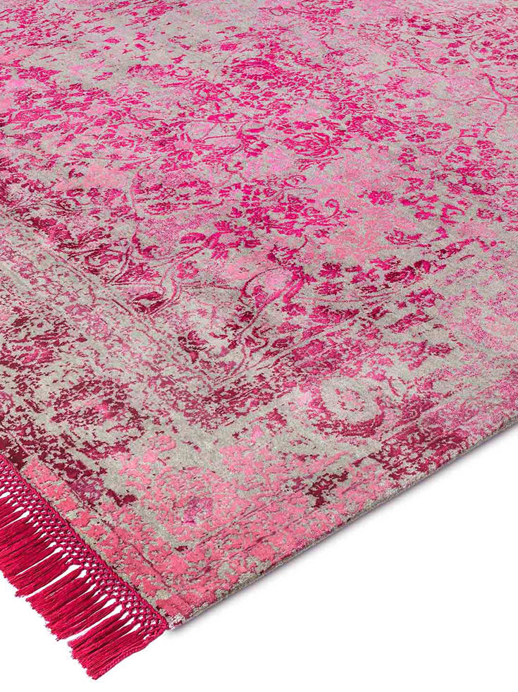 Eye Candy Pink Hand Woven Rug