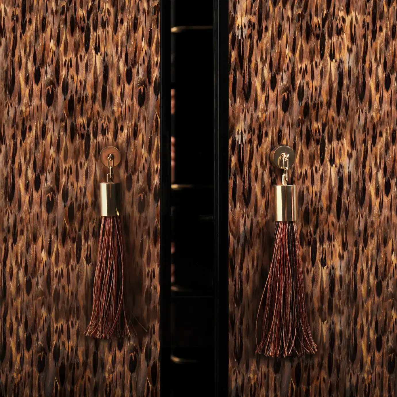 Allure Golden Feather Bar Cabinet