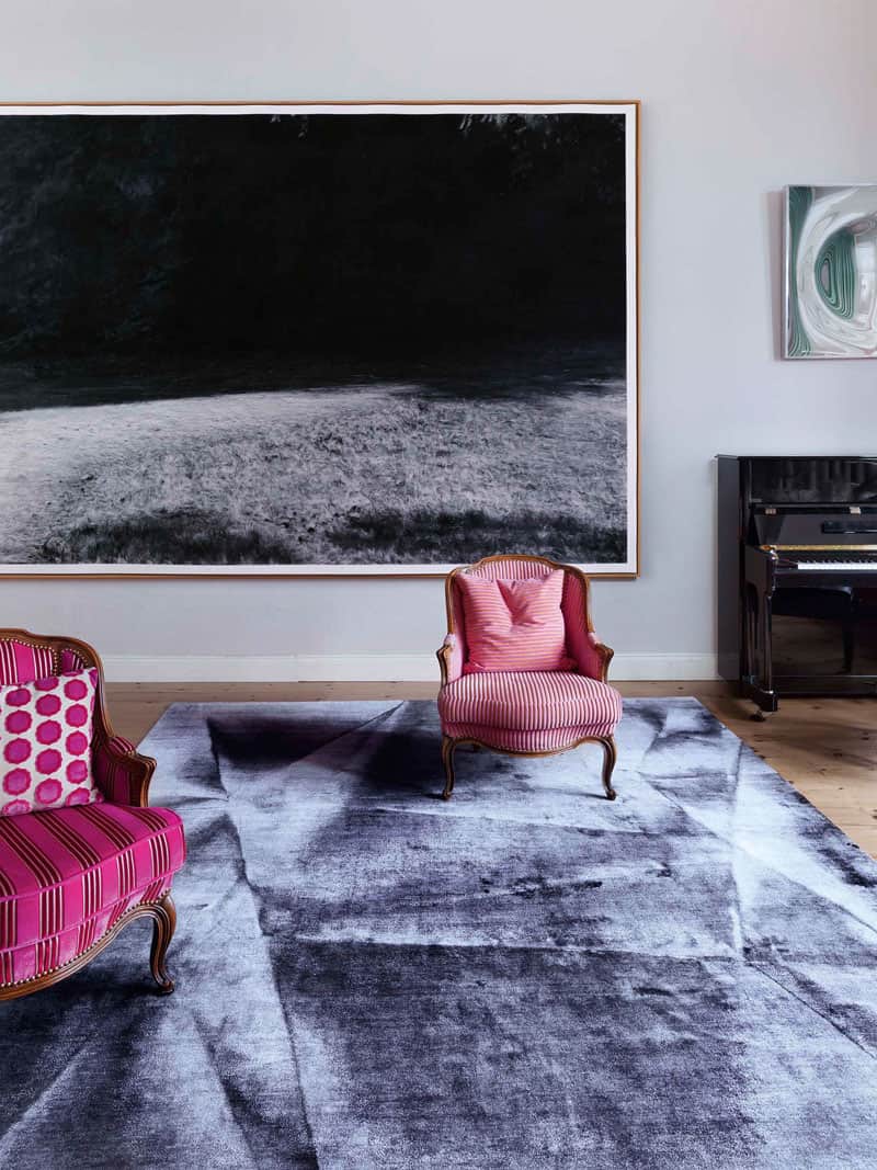 Charcoal Hand Knotted Rug
