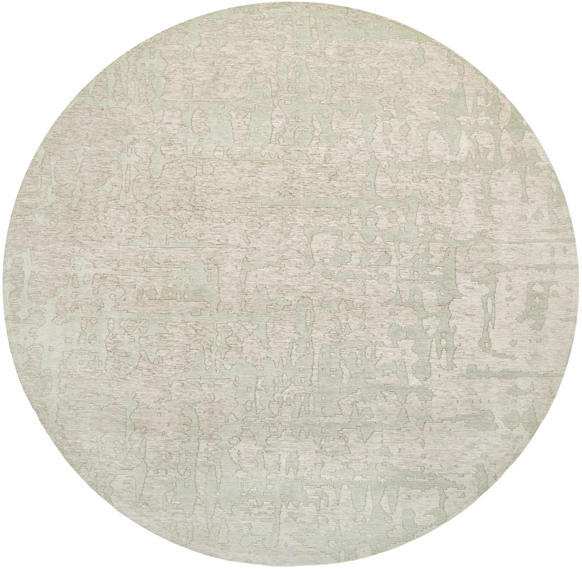 Dry Beige Round Rug