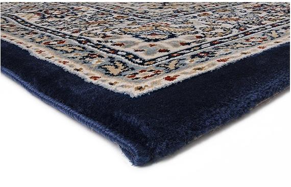 Blue Oriental Machine Woven Rug