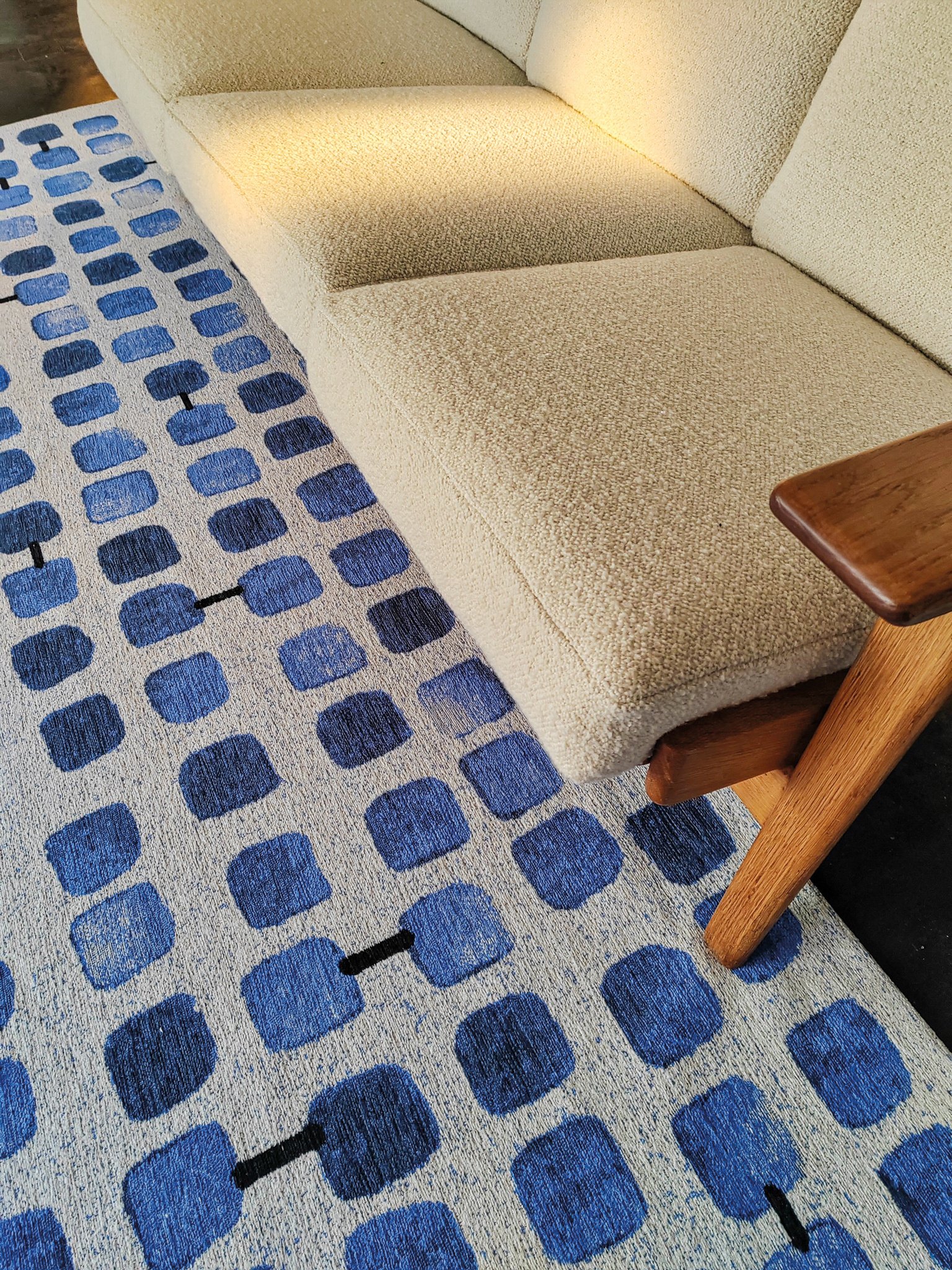 Amparo Blues Modern Rug