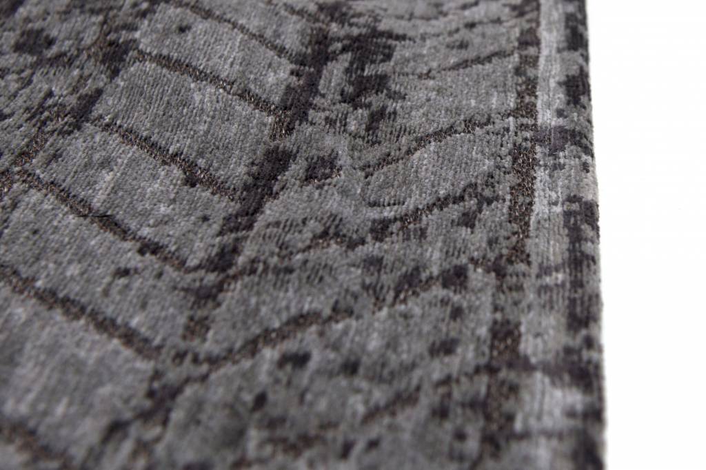 Abstract Flatwoven Grey Rug