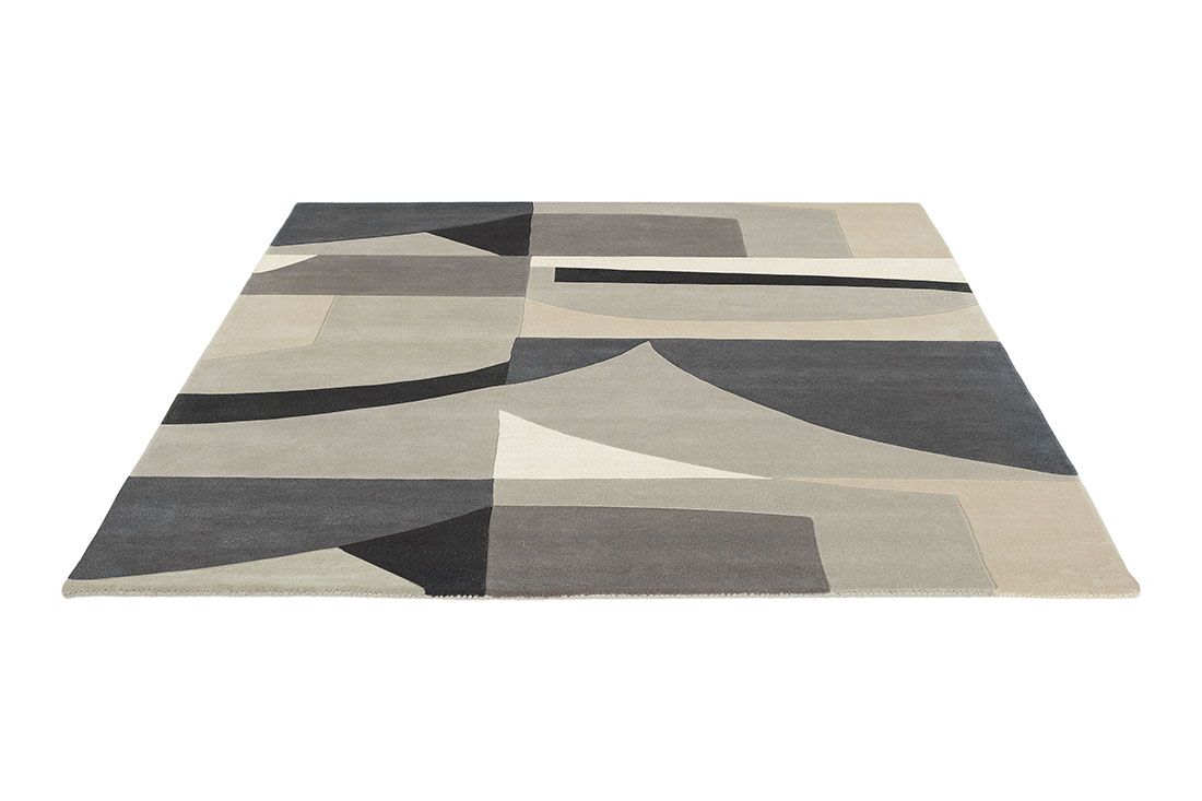 Stone Grey Wool Rug