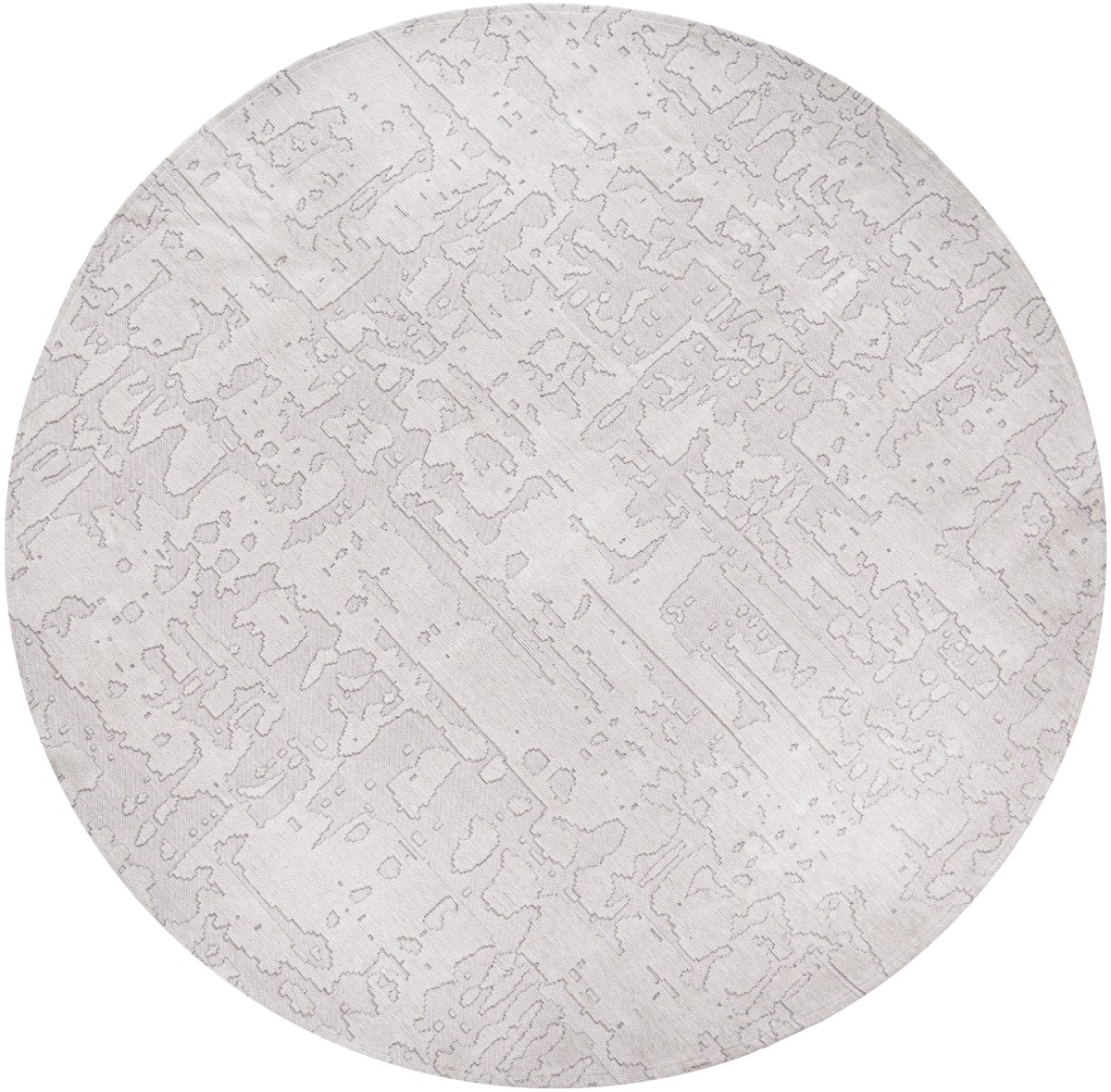 Tsingy Oyster Round Rug