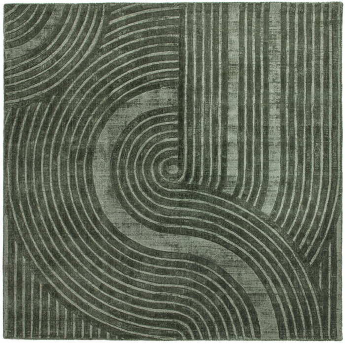 Designer Green Rug