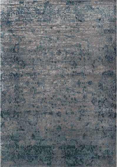 Heat-Set Polypropylene & Polyester Navy Blue Sitap Rug
