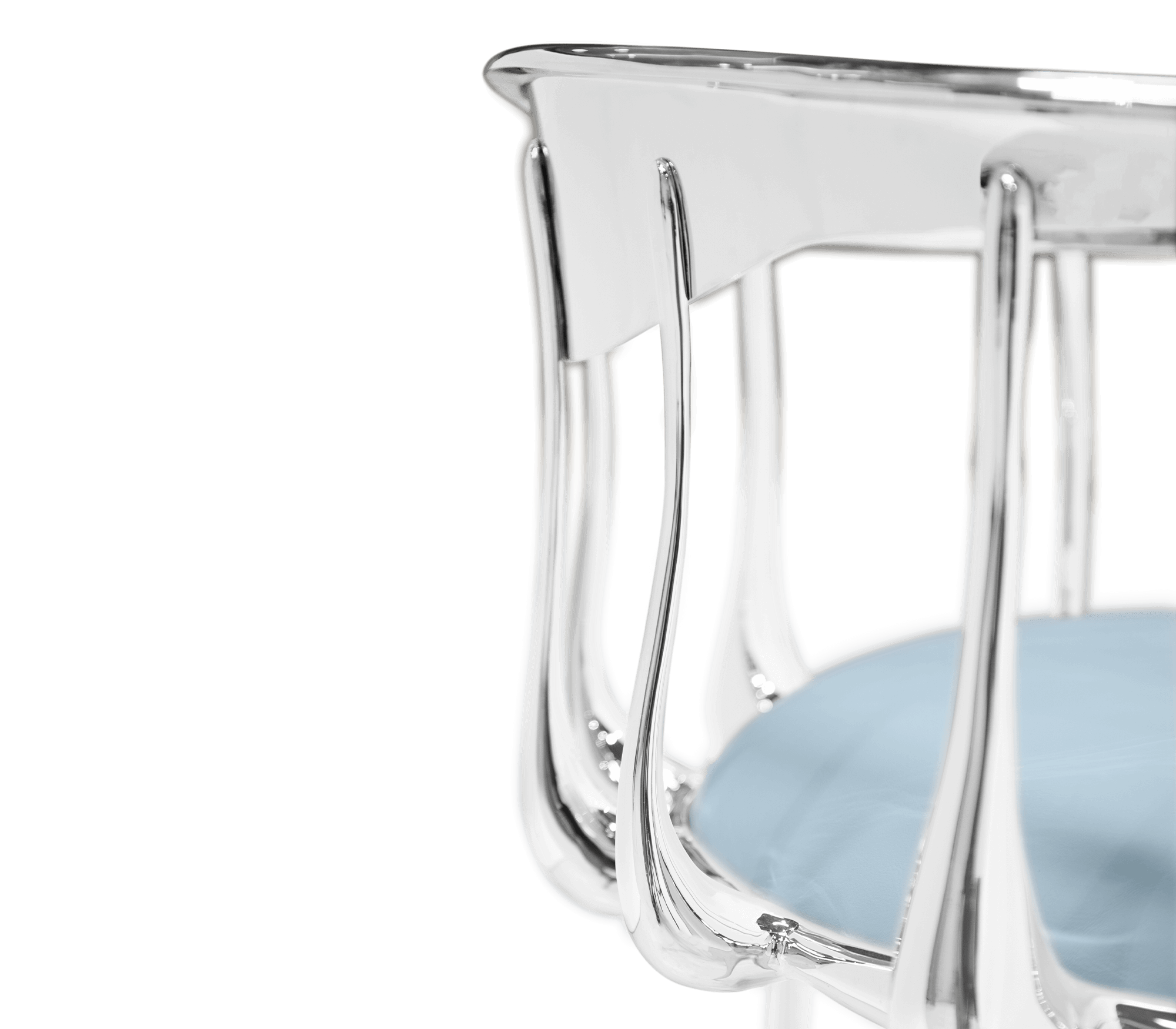 Silver Luxe Chair