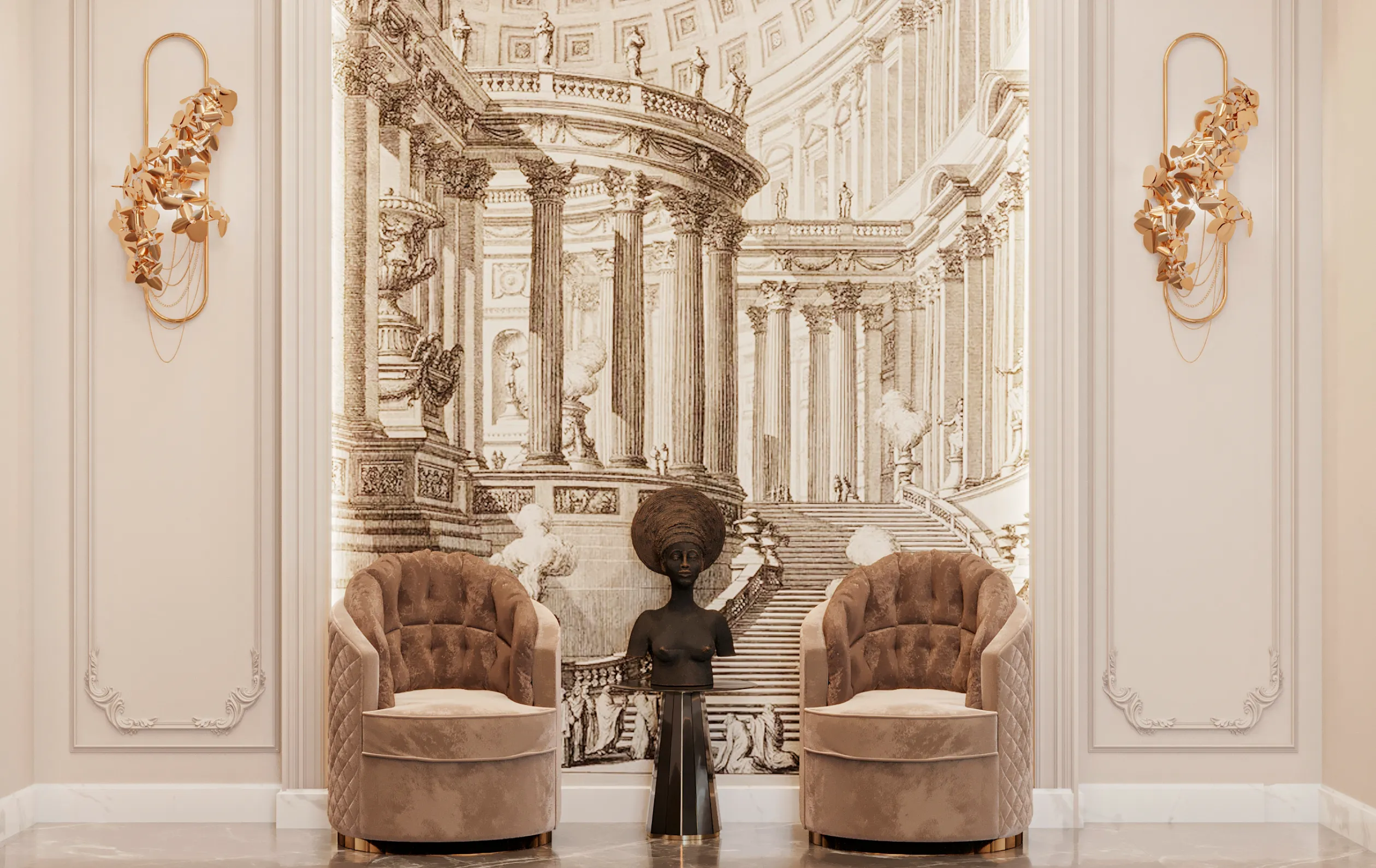 Luxe Swivel Armchair - 16