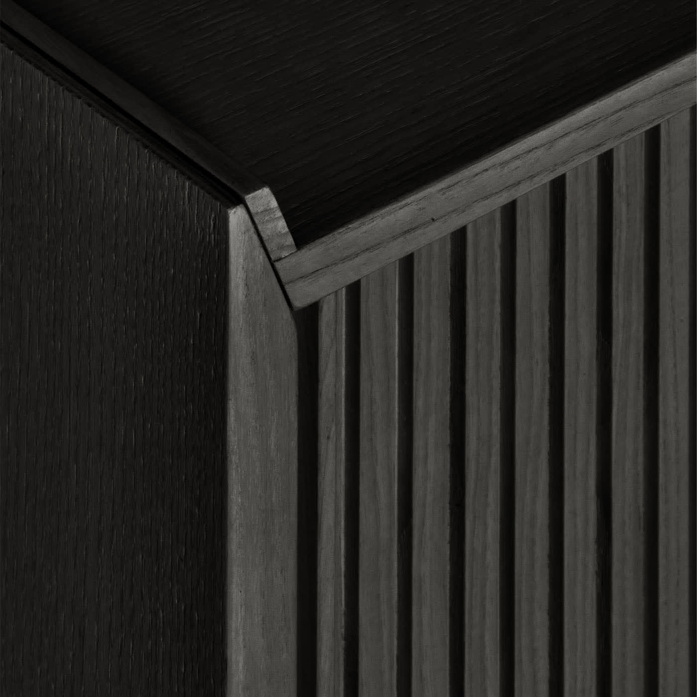 Sipario Black 3-Doors Sideboard