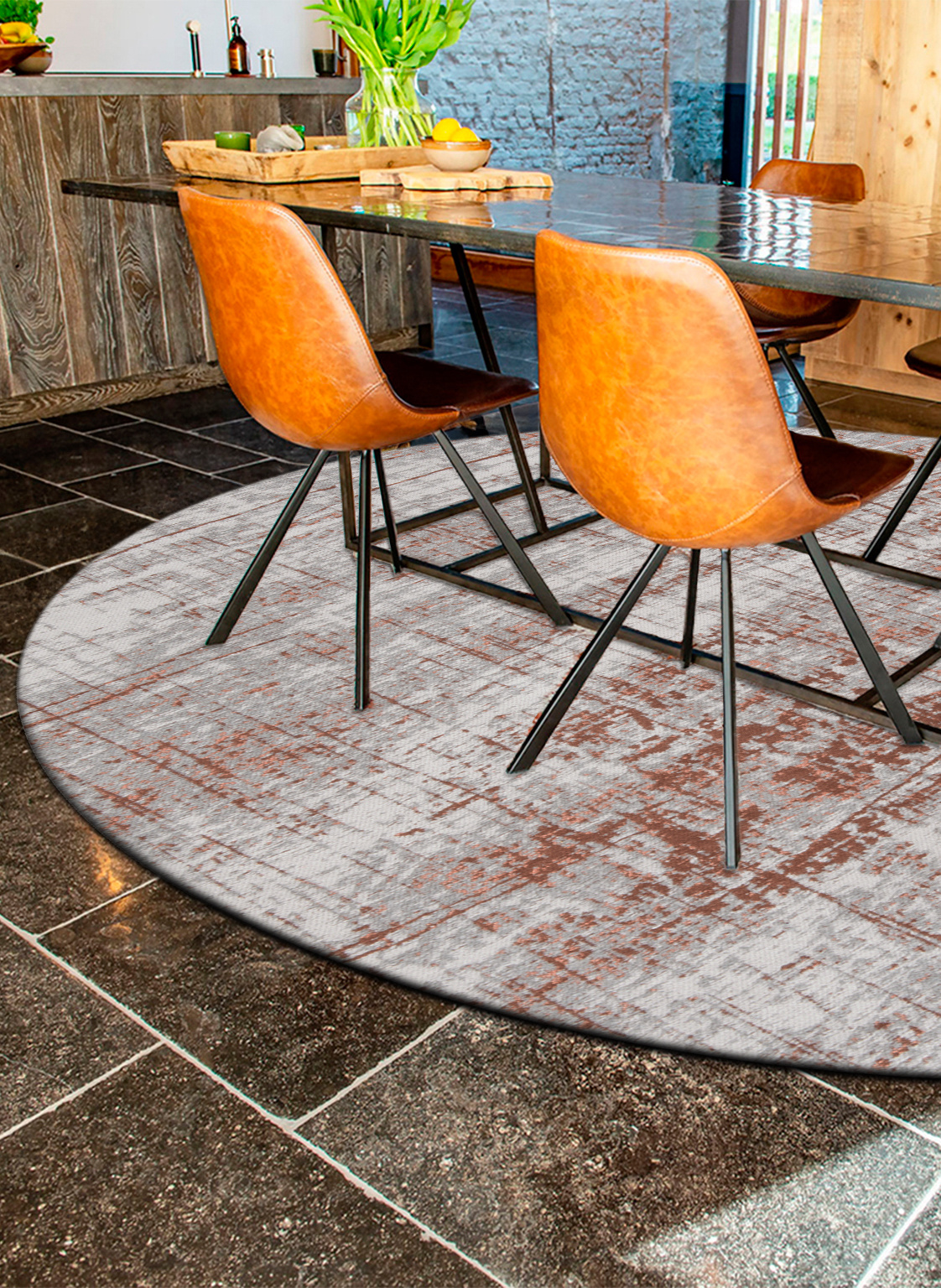 Copperfield Round Rug