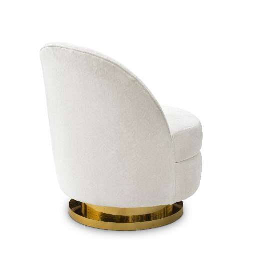 Galen White Single Sofa