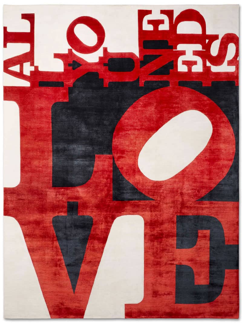 All You Need Is Love Hand Knotted Rug