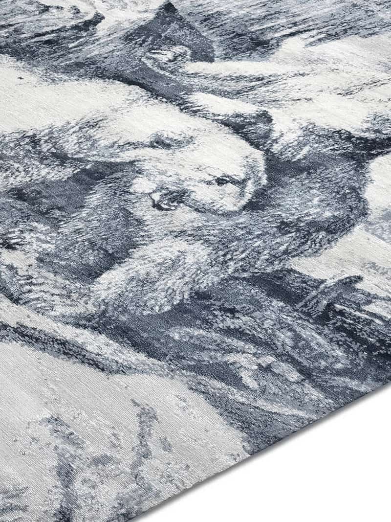 Polar Bear Luxury Handmade Rug