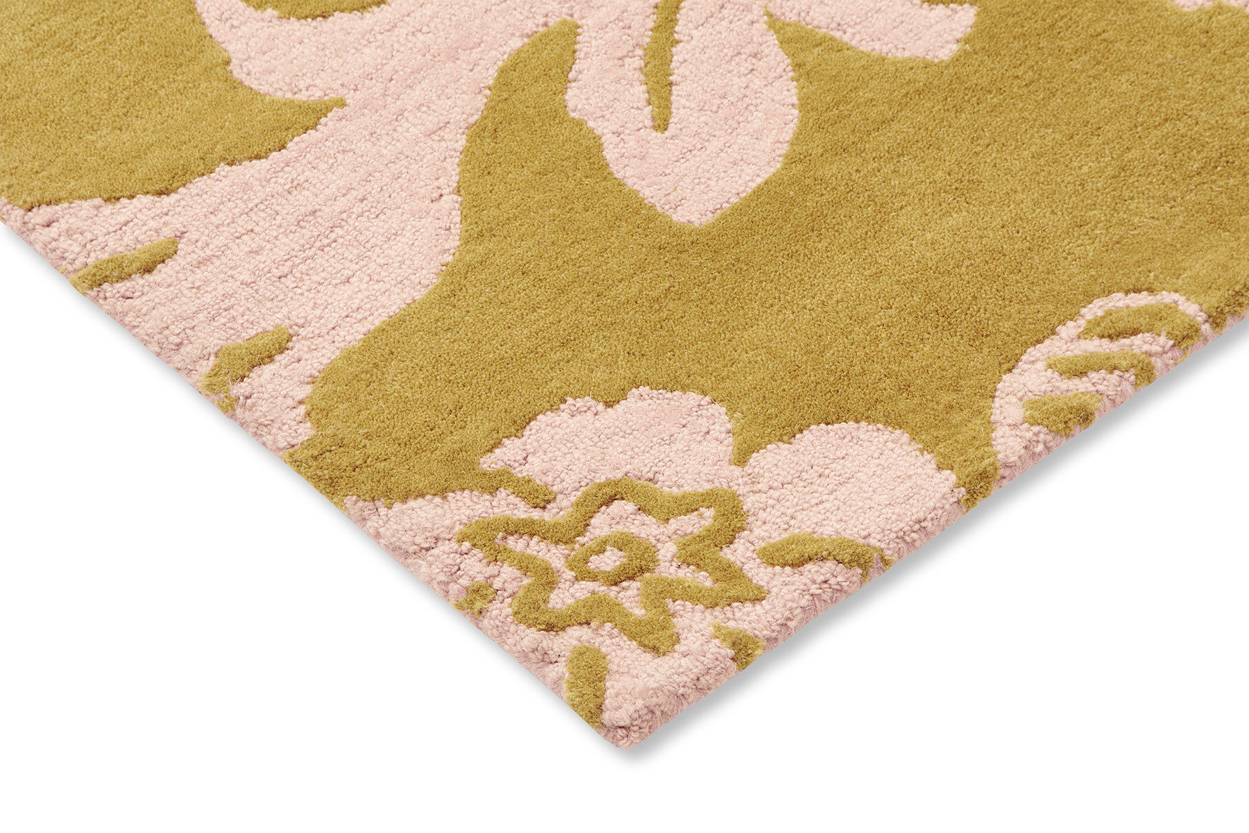 Baroque Yellow Designer Rug