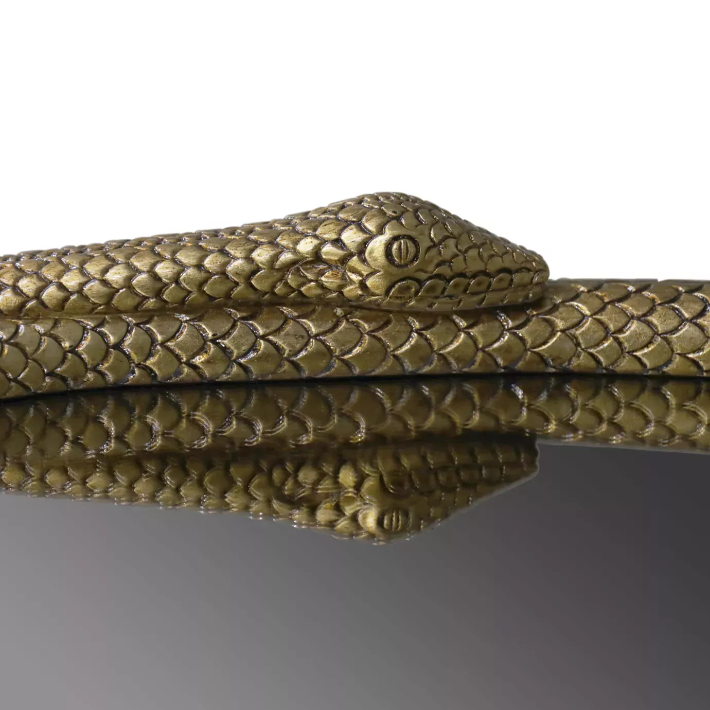 Serpentine Apple-Shaped Mirror